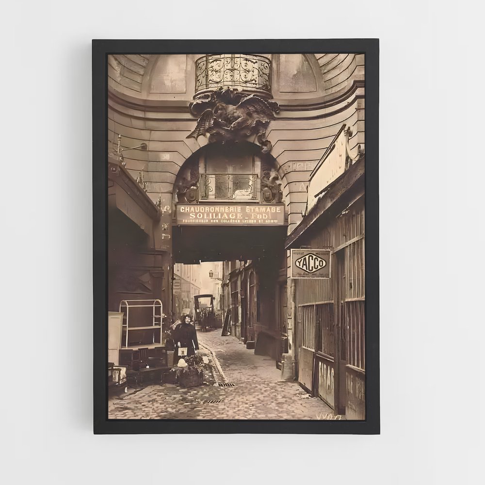 Poster Paris plongée – affiche Jeux Olympiques (vue 2)